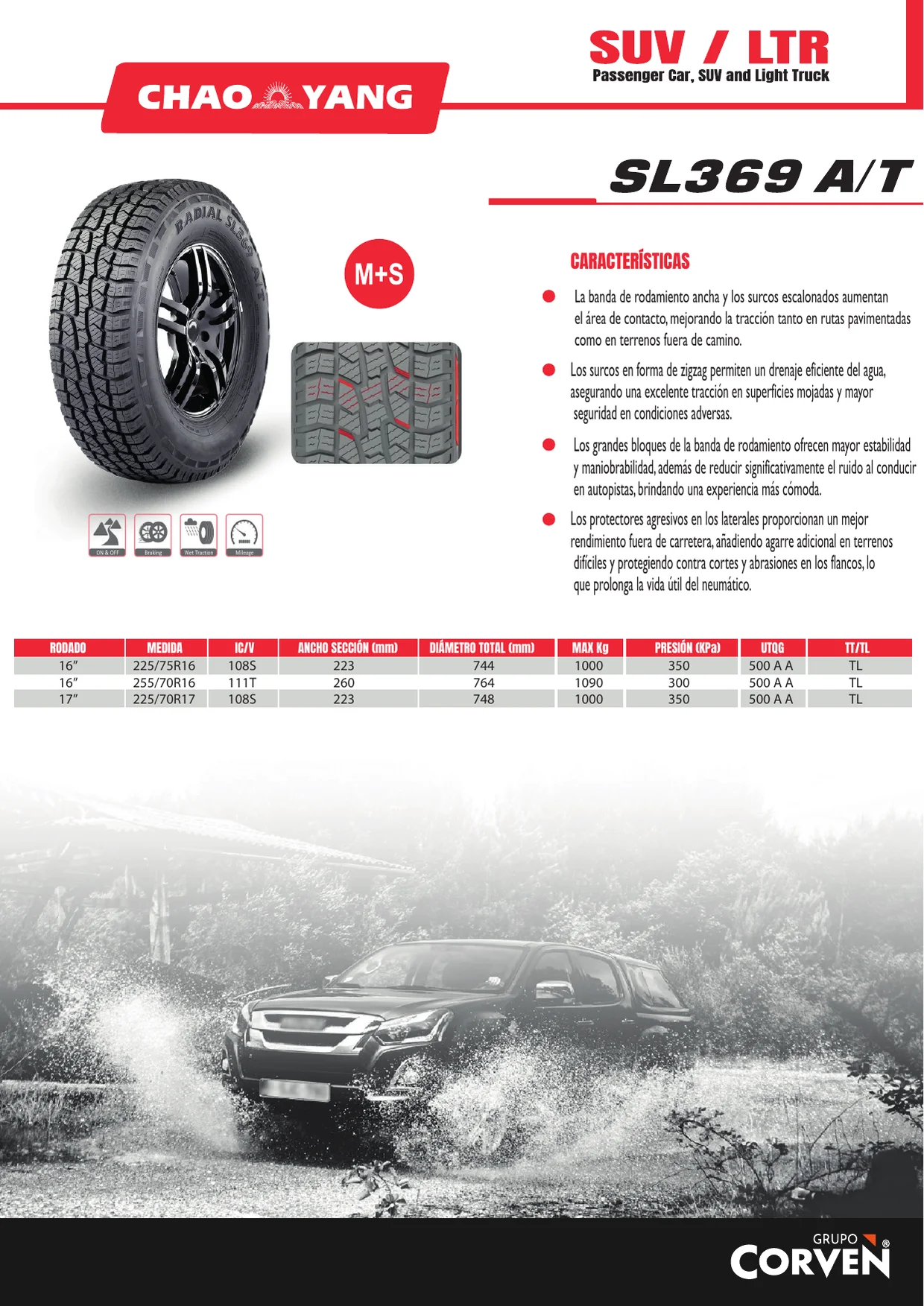 225/70R17 CHAOYANG SL369 108S - Imagen 3
