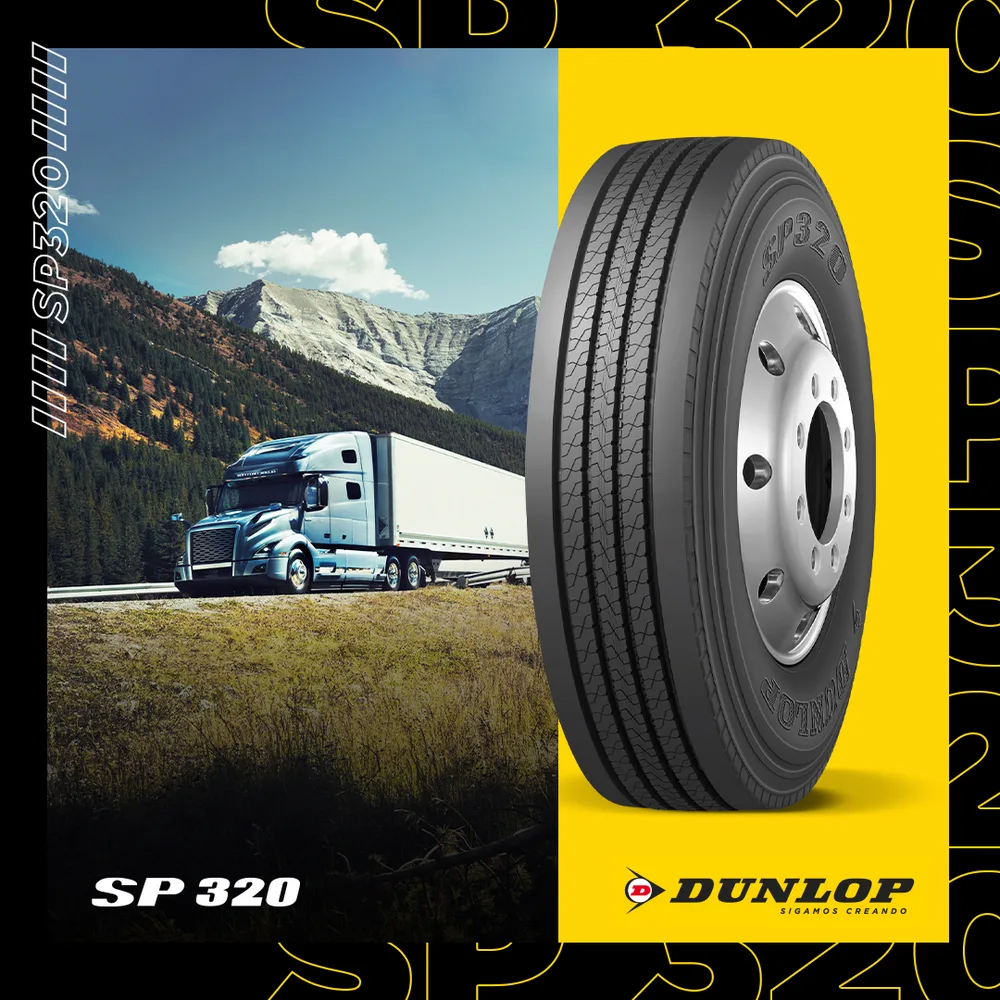 235/75R17.5 Dunlop SP320 132/130M BRA - Imagen 2
